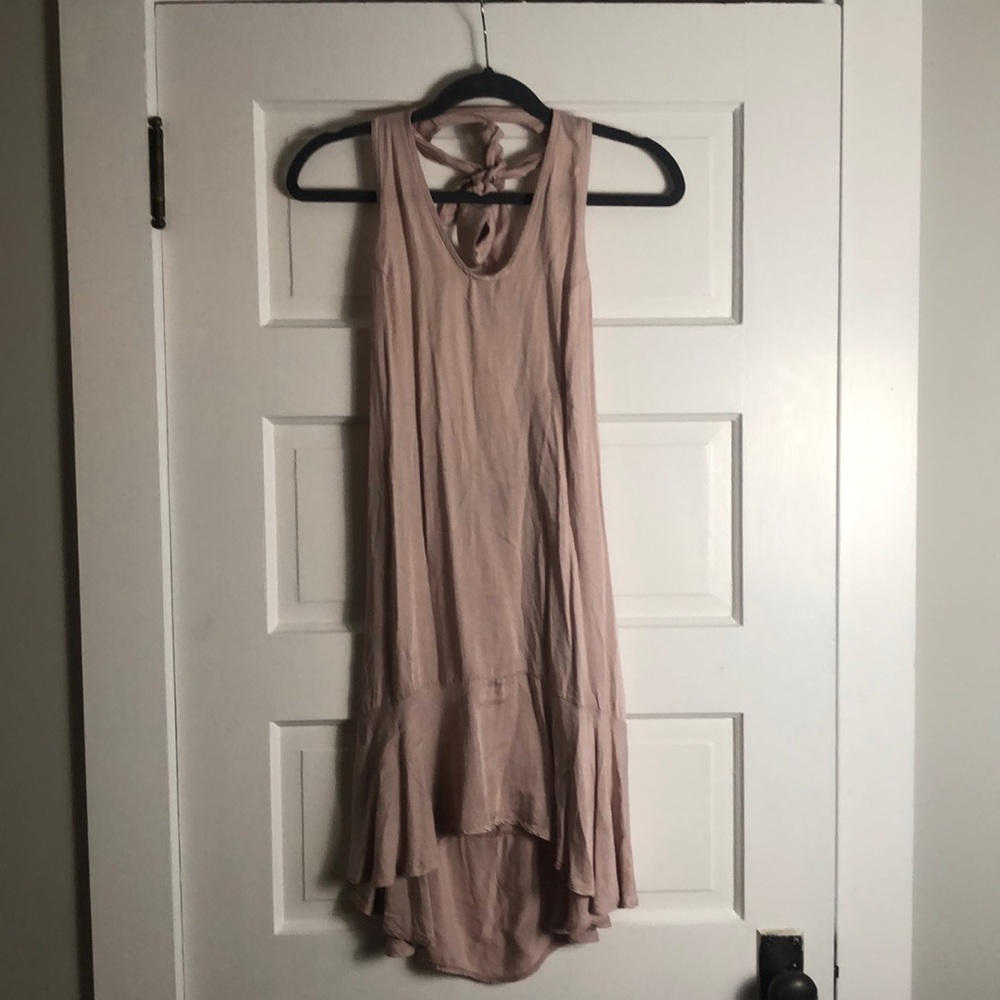 Rose colored dress